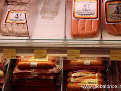 Hong Kong, prix des magasins d'alimentation, Saucisses