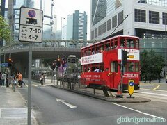 Hongkongs Verkehrsmittel, Straßenbahnen wie diese