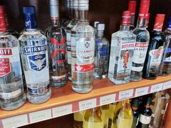 Preise in Athen, Griechenland für Alkohol, Wodka