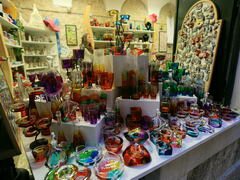 Souvenirs in Dubrovnik, Kroatien, Glaswaren