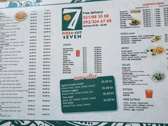 Preise in Cafés und Restaurants in Trogir und Split, Pizza Preise