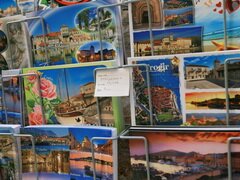 Souvenirs in Trogir und Split (Kroatien) , Souvenir-Postkarten