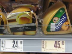 Produktpreise für Zagrebe (Kroatien), Mehr Hartkäse