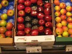 Lebensmittelpreise in Zagreb (Kroatien), Äpfel
