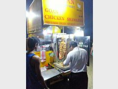 Straßenessen in Indien, Hähnchen-Shawarma