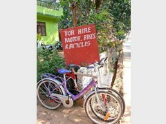 Attractions en Inde, Location de bicyclettes
