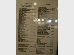 Restaurantpreise in Reykjavík, Pizza & Pasta