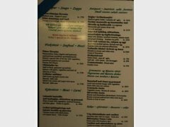 Restaurantpreise in Island, verschiedene Mahlzeiten