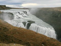 Attractions en Islande, Chute d'eau de Gullfoss en Islande