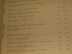 Spirituosenpreise in Barcelona, Wein im Restaurant