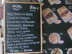 Preise für eine Mahlzeit in Barcelona, Mittagessen