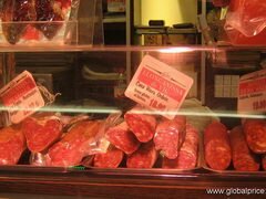 Preise für Fleischprodukte in Barcelona, geräucherte Würste