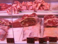 Preise auf dem Markt von Barcelona, Teures Frischfleisch