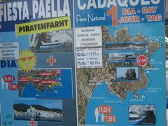 Prix des attractions en Espagne (Catalogne), Exemple du coût des excursions en mer