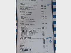 Preise in Spanien (Katalonien), Getränke in der Bar