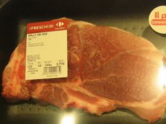 Lebensmittelpreise in Italien, Schweinefleisch
