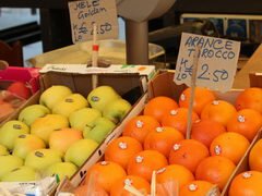 Coût de l'alimentation à Venise, Pommes et oranges 