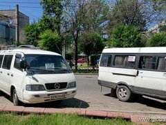 Transport au Kazakhstan, minibus à Almaty