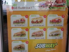 Diner-Preise in Cartagena, Subway-Sandwiches