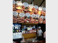 Preise im Kolumbien-Café, Preise für das Mittagessen im Food Court