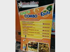 Kolumbien Cafe Preise, Fast Food Paket