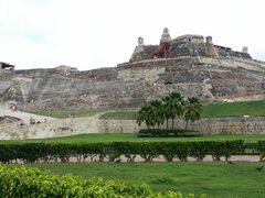 Castillo de San Felipe Unterhaltung in Cartagena, Kolumbien