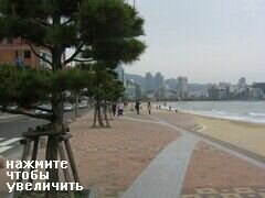Gwangalli Beach Busan, Südkorea, Nur ein schöner Spaziergang