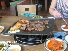 Busan, Essen in Südkorea, Fleisch selber braten