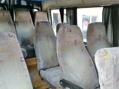 Transport au Kirghizstan, intérieur du bus