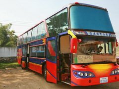 Laos Transport in Luang Prabang, SLEEPING BUS 