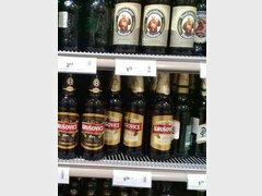 Alkoholpreise in Lettland, tschechisches und deutsches Bier