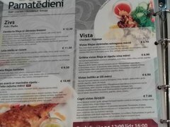 Preise für Mahlzeiten, Fleisch- und Fischgerichte in Riga, Lettland