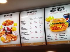 Lebensmittelpreise in Riga, Lettland, KFC Preise