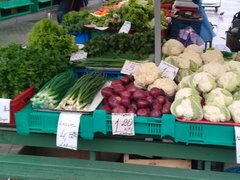 Erzeugnispreise in Lettland, Gemüse