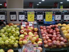 Coût des produits en Lettonie, Pommes