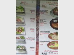 Preise für Mahlzeiten und Fischrestaurants in Jurmala, Salate und Gerichte mit Schweinefleisch in Lettland