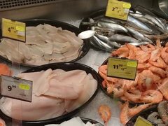 Lebensmittelpreise in Lettland, Fisch und Meeresfrüchte