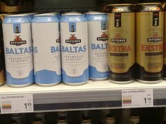 Lebensmittelpreise in Litauen, lokales Bier