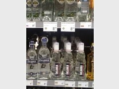 Produktpreise in Litauen, russischer Wodka