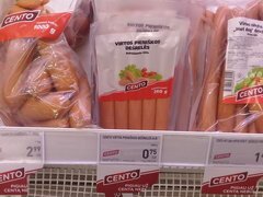 Lebensmittelpreise in Litauen, preiswerte Würste 