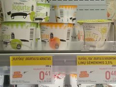 Lebensmittelpreise in Vilnius, Lokaler Joghurt