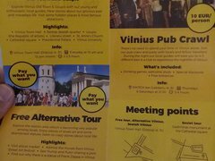 Coût des attractions à Vilnius, excursions en ville - payez autant que vous le souhaitez