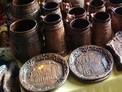 Prix des souvenirs à Vilnius, Souvenirs en bois
