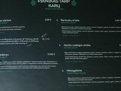 Lebensmittelpreise in Vilnius Restaurants in Litauen, Fleisch- und Fischgerichte