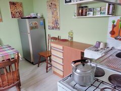 Hotel für 20 Euro in Mazedonien, Küche.