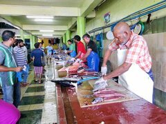 Prix des aliments aux Maldives, Marché aux poissons