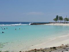 Plages des Maldives, plage sur l'île de Malé