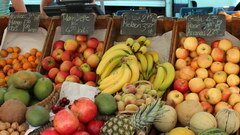 Lebensmittelpreise in Amsterdam, Obst auf dem Markt