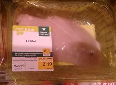 Prix des supermarchés à Amsterdam, Poitrines de poulet