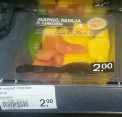 Lebensmittelpreise in Amsterdam, Obstscheiben